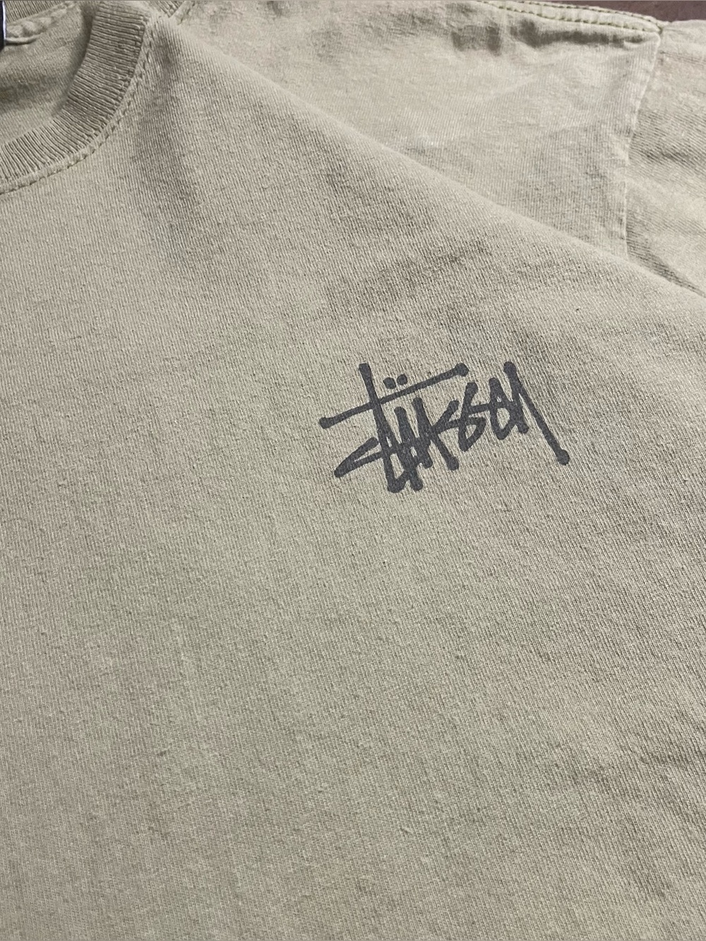 Men’s Baggy Streetwear Green Stüssy t shirt #Streetwear #Baggy #Mens